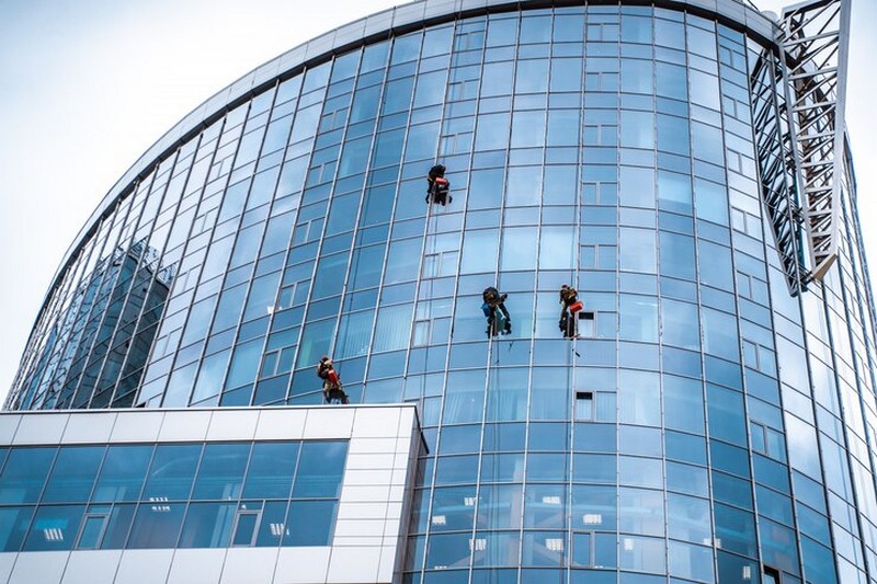 Imagem ilustrativa de Limpeza de fachada condominio